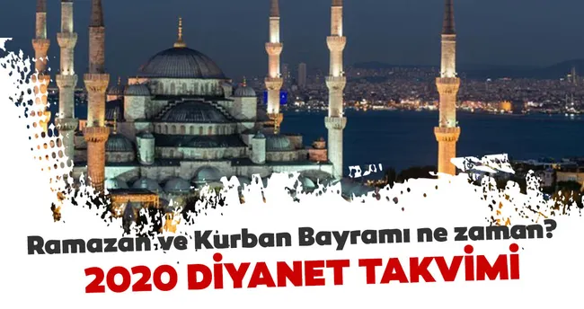ne zaman 2020 diyanet takvimi