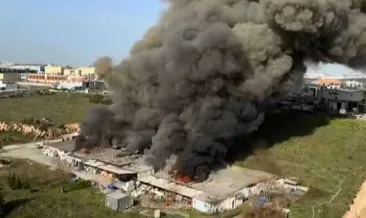 İstanbul Tuzla’daki fabrikada yangın çıktı!