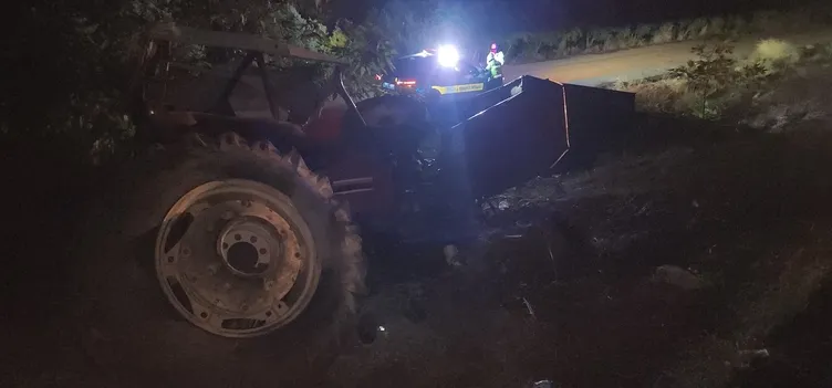 Hatay’da kaza meydana geldi: Traktör sürücüsü yaralandı!