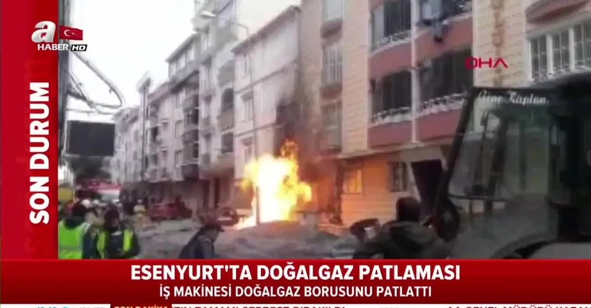 Istanbul Esenyurt Ta Dogalgaz Patlamasi Videosunu Izle Son Dakika Haberleri
