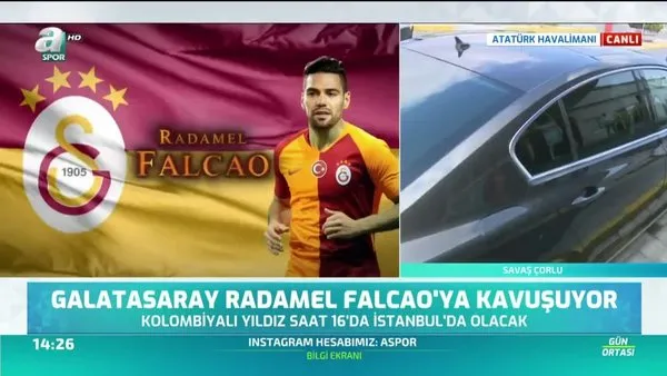 Galatasaray, Radamel Falcao'ya kavuşuyor! Kolombiyalı yıldız saat 16:00'da İstanbul'da olacak