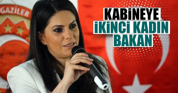 Kabinede ikinci kadın bakan