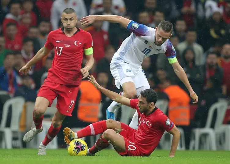 Türkiye - İzlanda maçından kareler