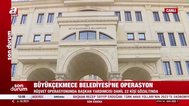 Büyükçekmece Belediyesi'ne rüşvet operasyonu! Başkan yardımcısı da gözaltında! | Video