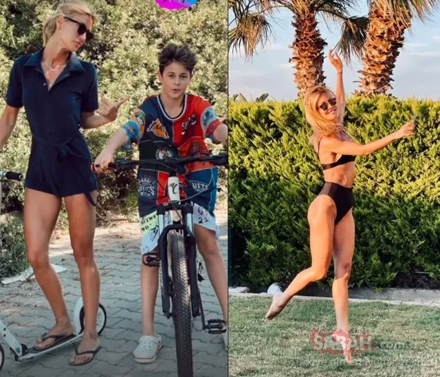 Çağla Şıkel’in bikinili pozları Instagram’ı salladı! Karın kaslarıyla dikkat çeken Çağla Şıkel övgüleri topladı!