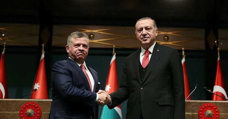 Başkan Erdoğan Ürdün Kralı ile görüştü