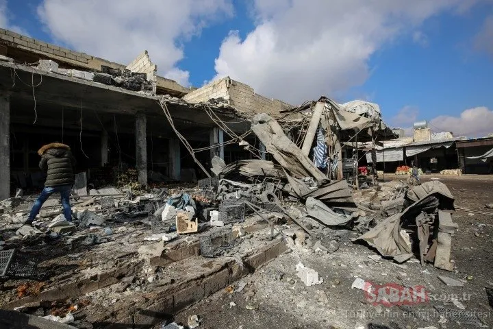Esed rejiminden pazar yerine hava saldırısı! Çok sayıda sivil hayatını kaybetti