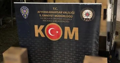 Afyon'da 3.5 milyon sahte bandrollü makaron ele geçirildi #afyonkarahisar