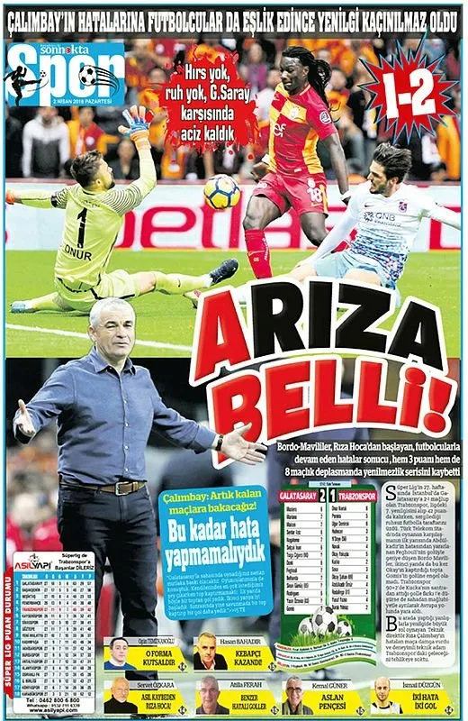 Yerel gazetelerden Trabzonspor'a sert sözler