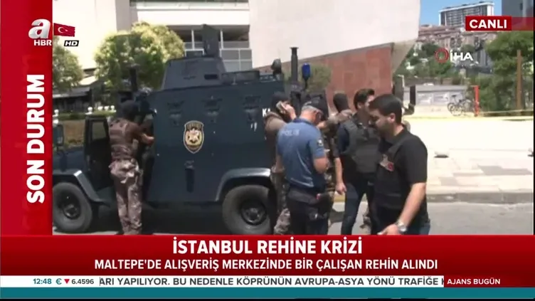 İstanbul Maltepe'de rehine krizi