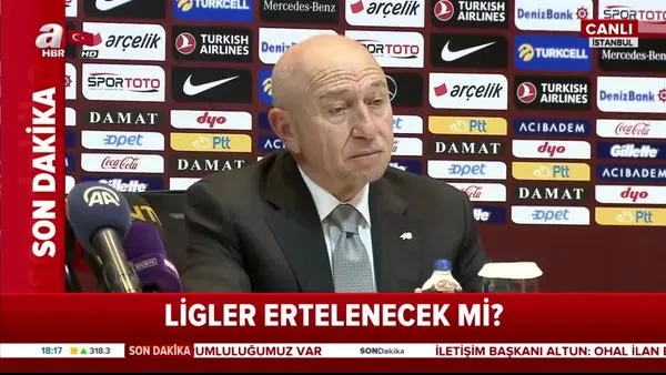 Ligler ertelenecek mi? TFF Başkanı Nihat Özdemir açıkladı! | Video