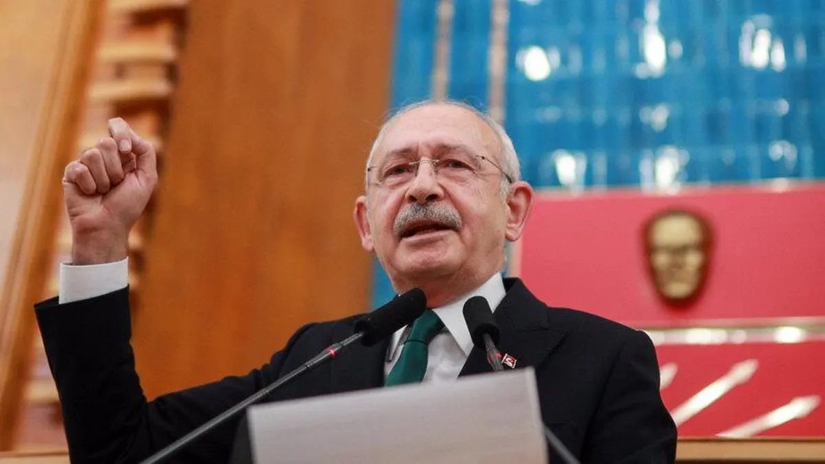 Kılıçdaroğlu Salı Günü Meclis'te CHP Grubuna Hitap Edecek