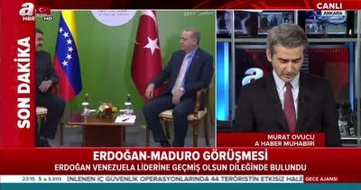 Başkan Erdoğan, Maduro’ya geçmiş olsun mesajı