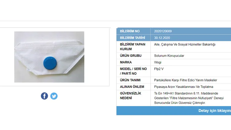 SON DAKİKA | Bakanlık açıkladı: 41 maske markası güvensiz çıktı! Sakın bu maskeleri kullanmayın!
