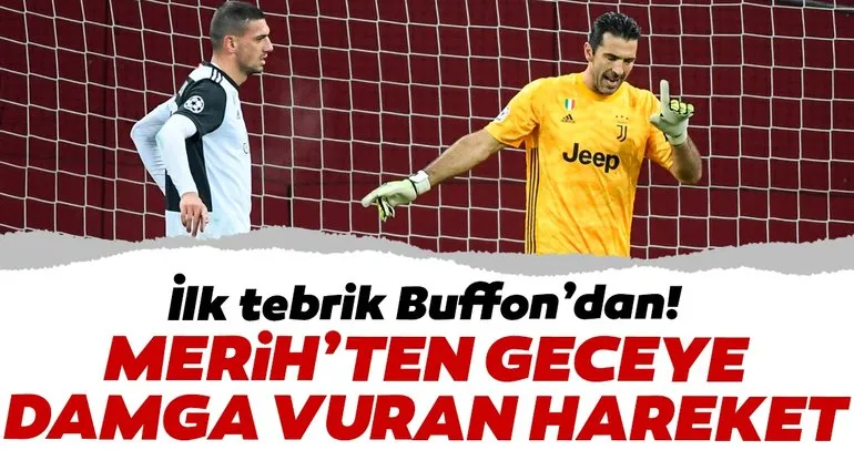 Merih Demiral’dan Leverkusen - Juventus maçına damga vuran hareket! İlk tebrik Buffon’dan geldi