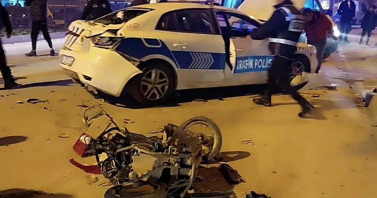 Bursa’daki trafik kazasında 2’si polis 4 kişi yaralandı