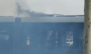 Balat’ta tramvayda yangın paniği: Ekipler olay yerine koştu!
