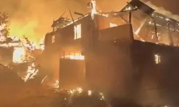 Çankırı'da korkutan yangın: 6 ev ve 1 ahır alevlere teslim oldu! #cankiri