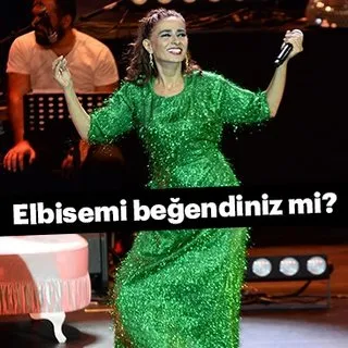Yıldız Tilbe: Elbisemi beğendiniz mi?