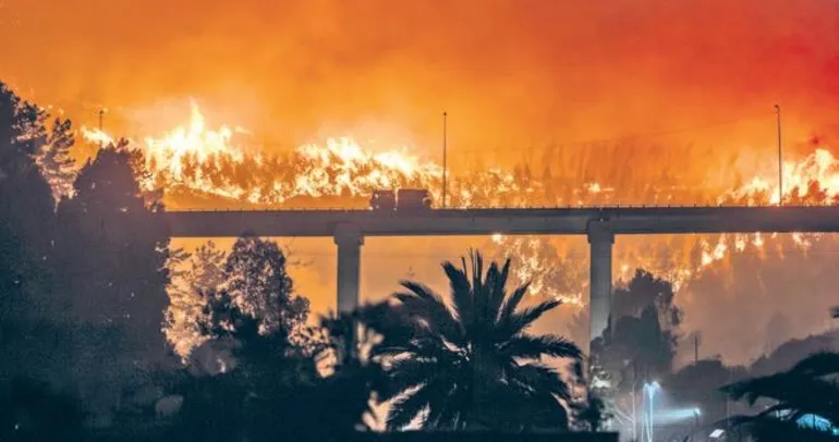 Şili’de orman yangını 18 can kaybı