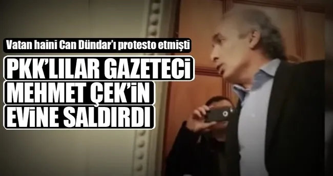 Gazeteci Mehmet Çek’e saldırı