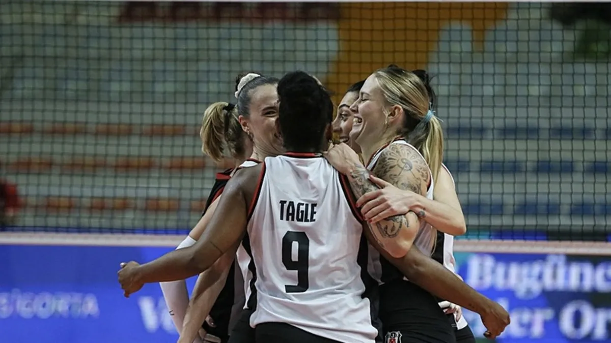 Beşiktaş set vermeden kazandı!