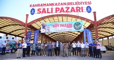 Kahramankazan Köy Pazarı açıldı