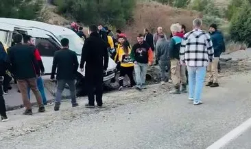 Hafif ticari araç menfeze savruldu: 6 yaralı #adiyaman