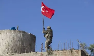 PYD/PKK yandaşları, Türk bayrağına montajla yalan üretti