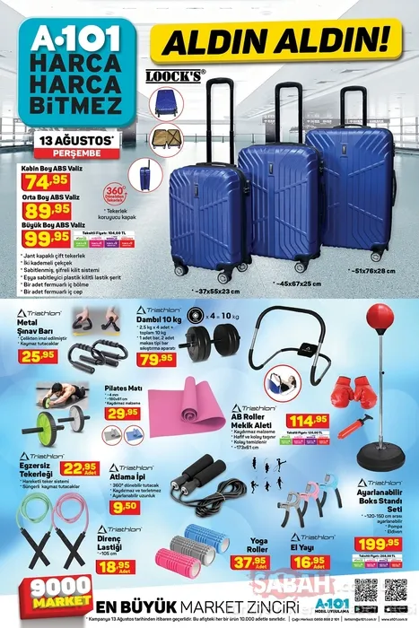 A101 aktüel ürünler kataloğu yayınlandı! Yeni A101 aktüel ürünler listesi