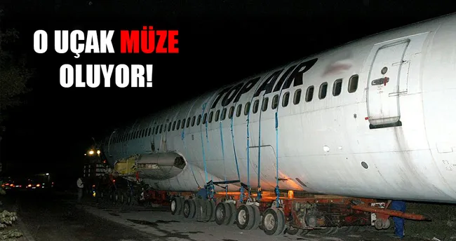 Otoyolda TIR’la taşınan uçak müze-kafe olacak