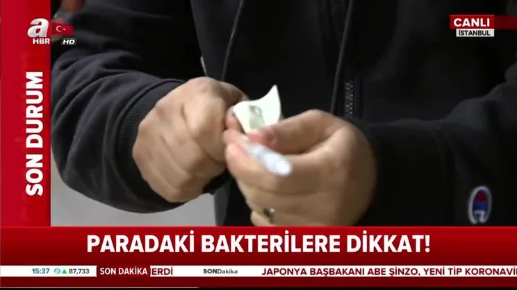 Para ve kredi kartlarında bakteri-virüs tehlikesi! Banknotlardaki virüs ve bakterilerden nasıl korunuruz? | Video