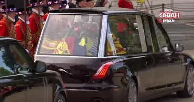 Kraliçe II. Elizabeth son yolculuğuna uğurlandı | Video