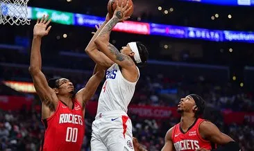 Los Angeles Clippers-Houston Rockets maçnda ilginç anlar! Boban Marjanovic...