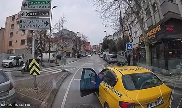 Üsküdar’da yol verme kavgası!
