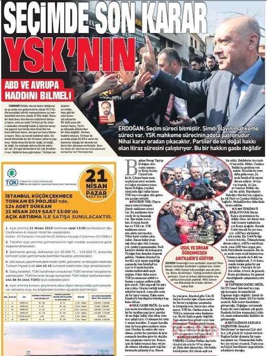 Türkiye İstanbul seçimlerindeki şaibe skandalını SABAH'tan okudu!