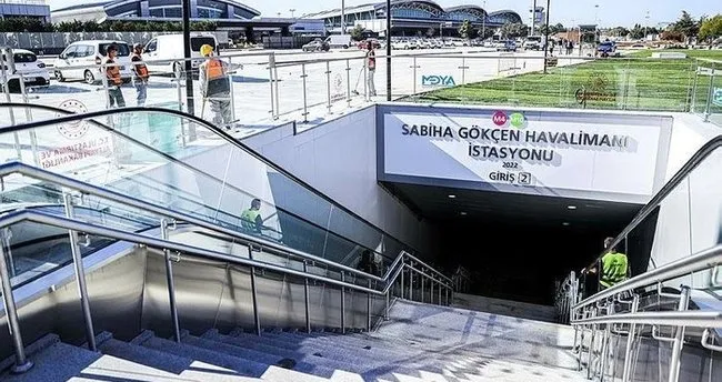  Pendik Sabiha Gökçen Havalimanı metrosu açıldı! M10 metro hattı