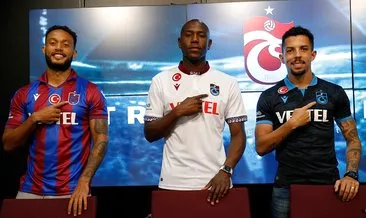 Trabzonspor’da Flavio, Baker ve Afobe için imza töreni