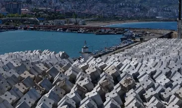 Faroz'a 21 tonluk dalga kalkanı #trabzon
