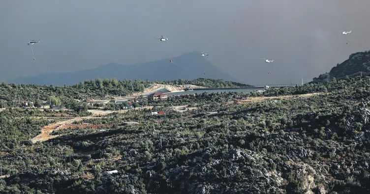 Tek karede 5 helikopter