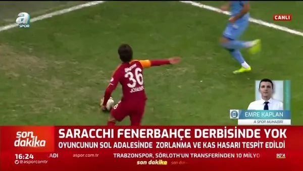 Galatasaray'dan Marcelo Saracchi açıklaması!