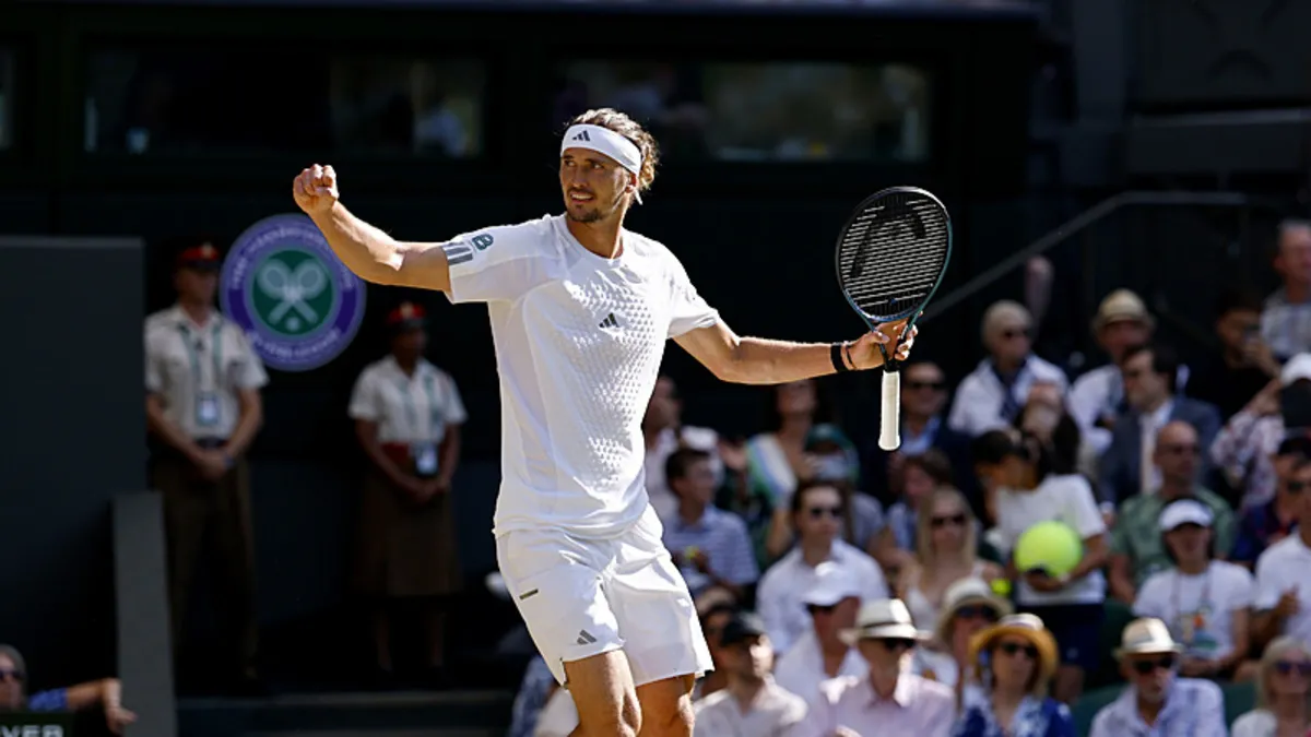 Wimbledon’da Alexander Zverev çeyrek finalde! Wimbledon’da Alexander Zverev çeyrek finalde!