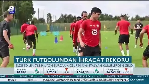 Türk futbolundan ihracat rekoru