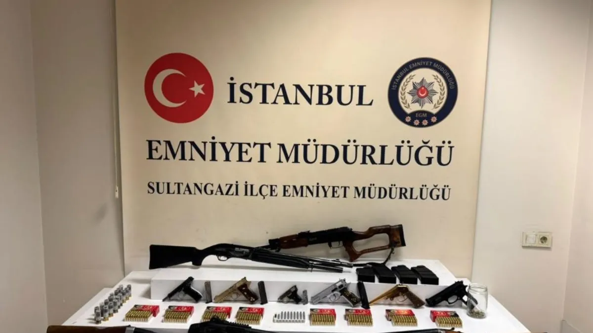 İstanbul'da kaçak silah ticareti operasyonu: 3 göz…