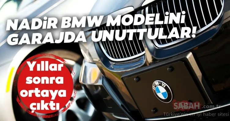 BMW’nin nadir modeli yıllar boyunca garajda unutuldu! Sonunda gün ışığına çıktı