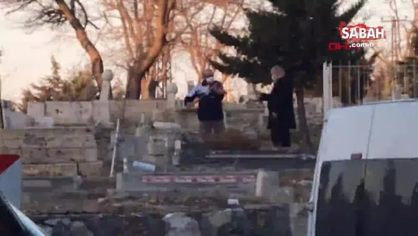 Malatya'da mezarlıkta şaşkına çeviren olay! 