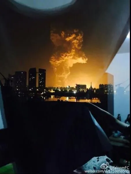 Çin’in Tianjin patlaması sonrası yasakladığı fotoğraflar