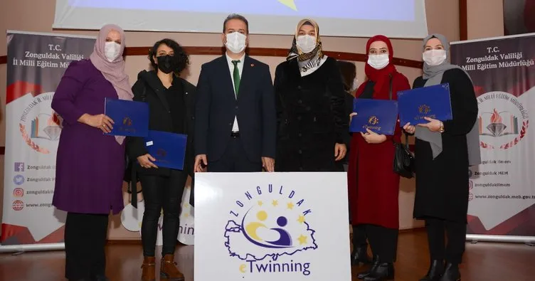 Zonguldak’ta e-Twinnig proje ödülleri törenle verildi
