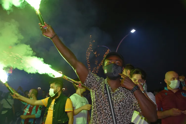 Türkiye Kupası şampiyonluğunun ardından Trabzon'da büyük coşku!