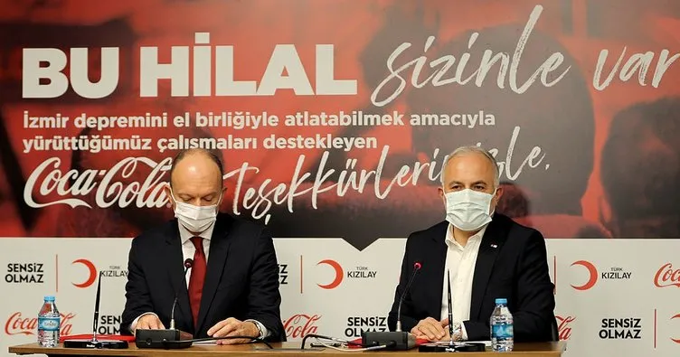 Türk Kızılay, Coca Cola’nın 3,5 milyon liralık yardımını depremzedelere ulaştıracak
